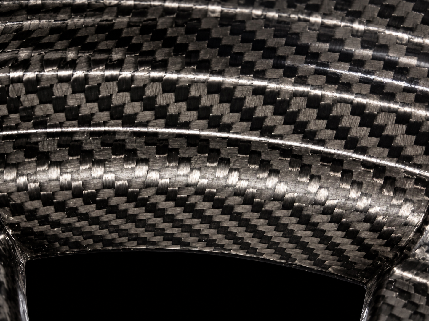 Resin-injected carbon fibre